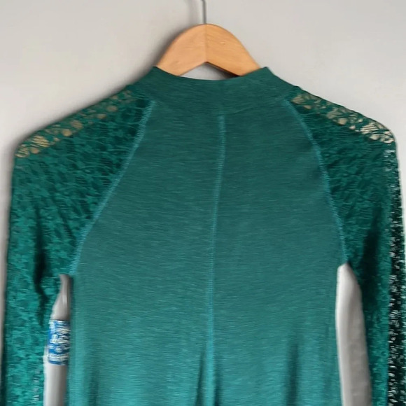 NEW Free People No Limits Lace Panel Layering Top - Picture 8 of 11